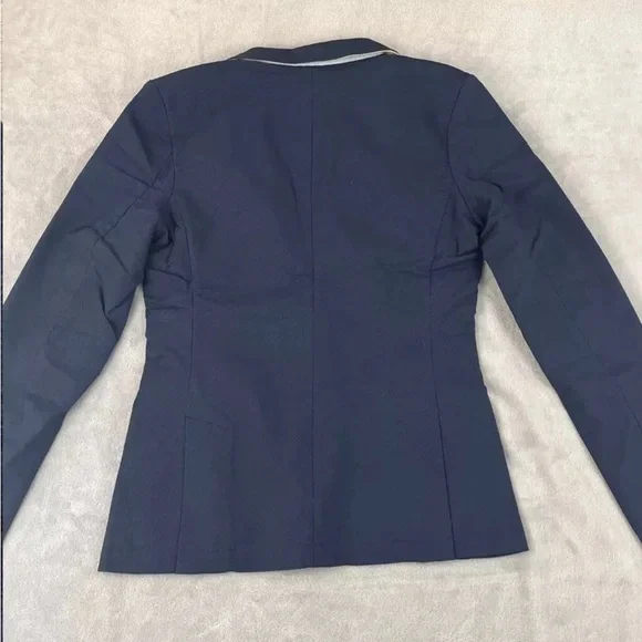 Nifty Genius mens blue 2 button long sleeve blazer jacket size XS